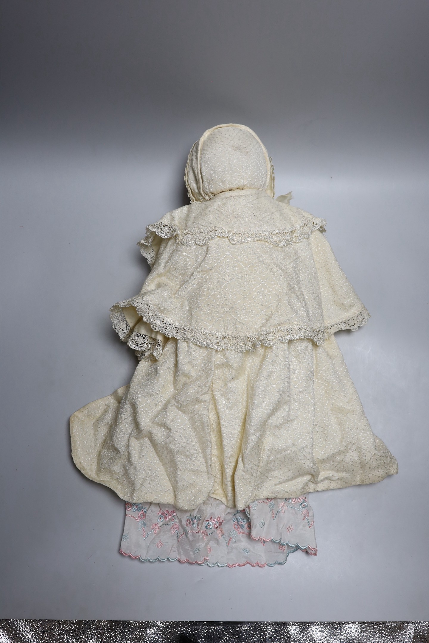 An AM open mouth bisque headed doll
